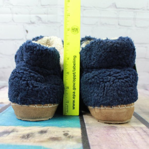 LL BEAN Pile Fleece Cozy Bootie Slippers Size 8 - Picture 6 of 9